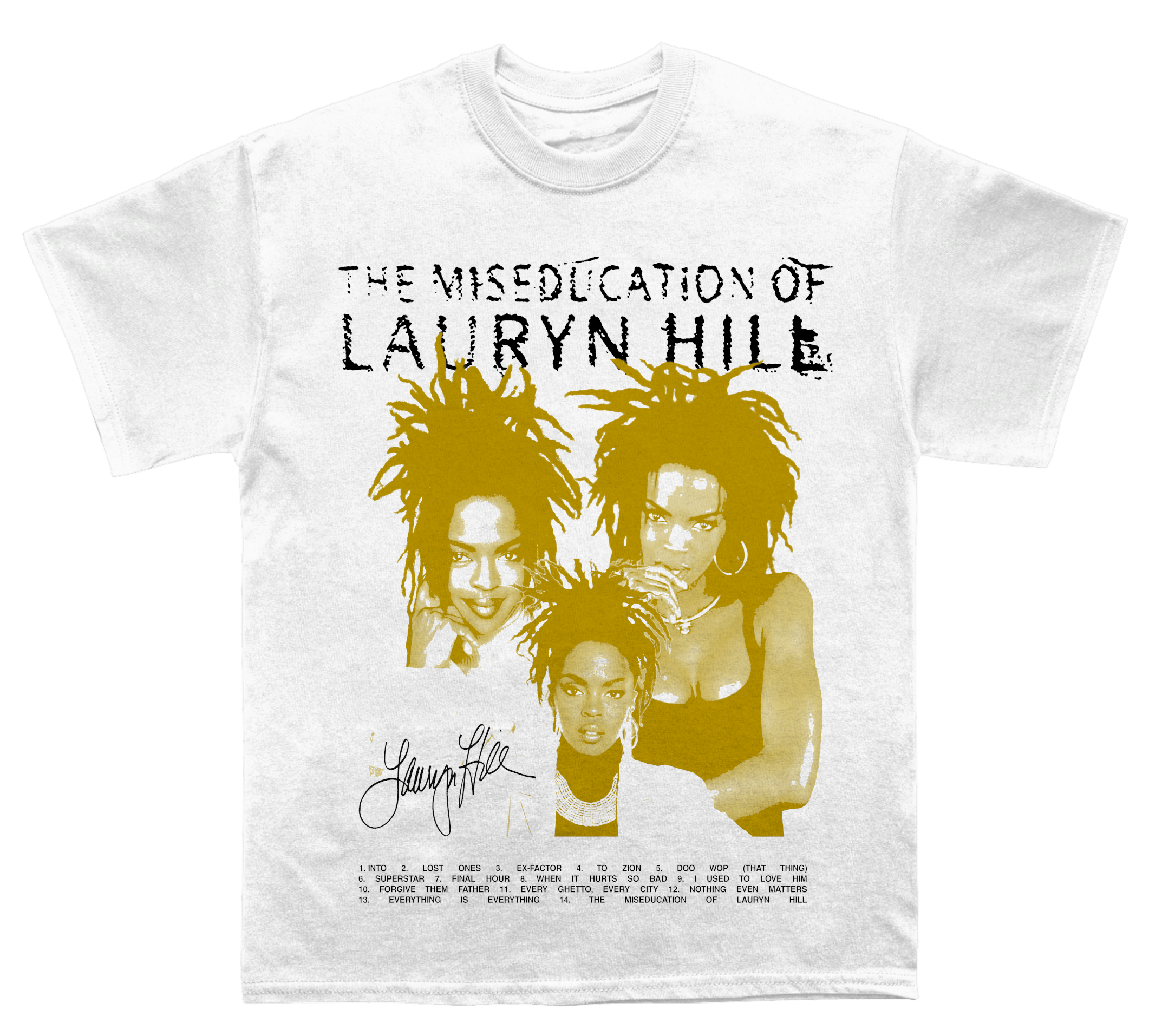 Lauryn Hill Miseducation Album T-shirt Lauryn Hill Miseducation Album T-shirt