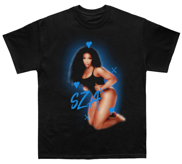 Sza Blue Hearts T-shirt