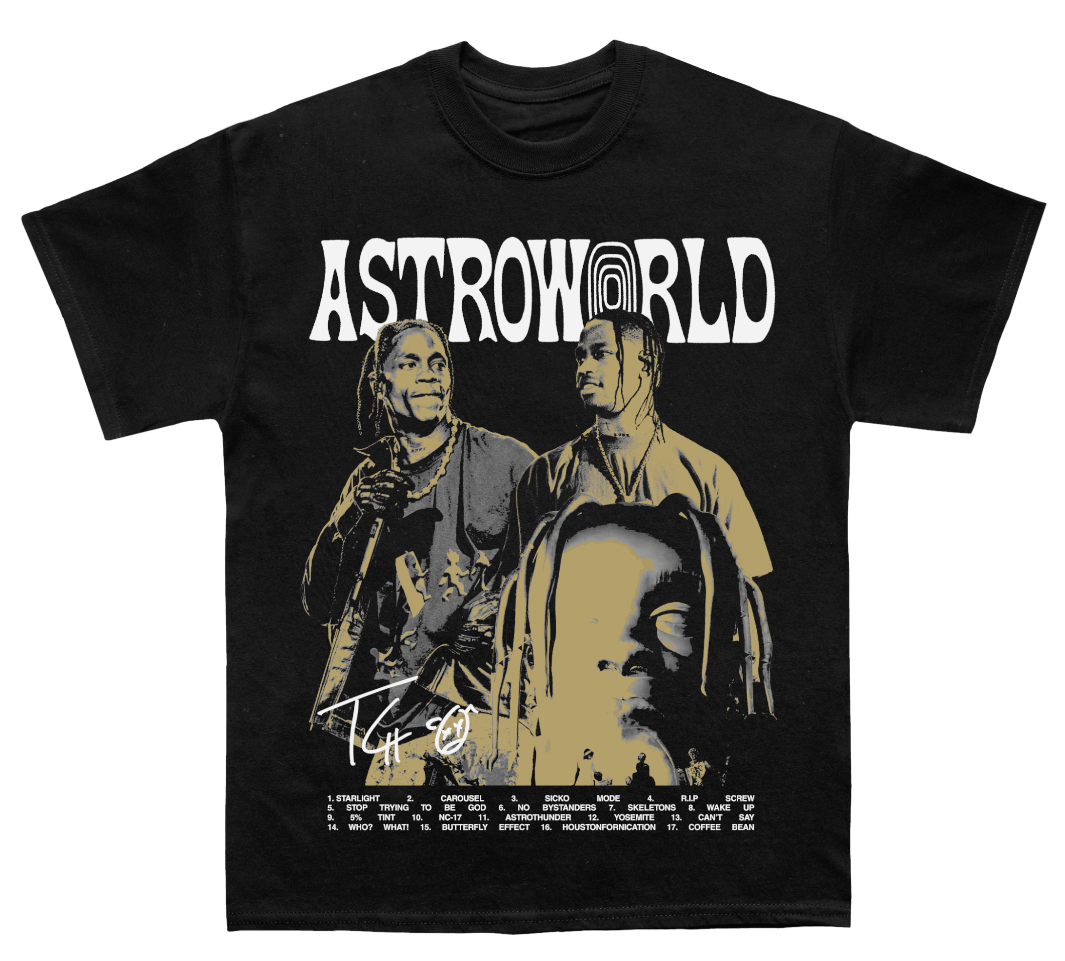 Travis Astroworld Album T-shirt Travis Astroworld Album T-shirt