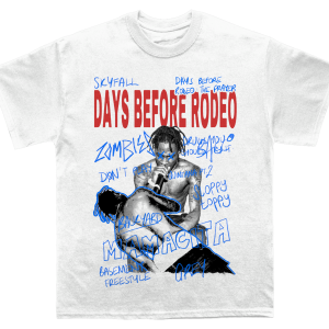 Travis Days Before Rodeo Sketchbook T-shirt