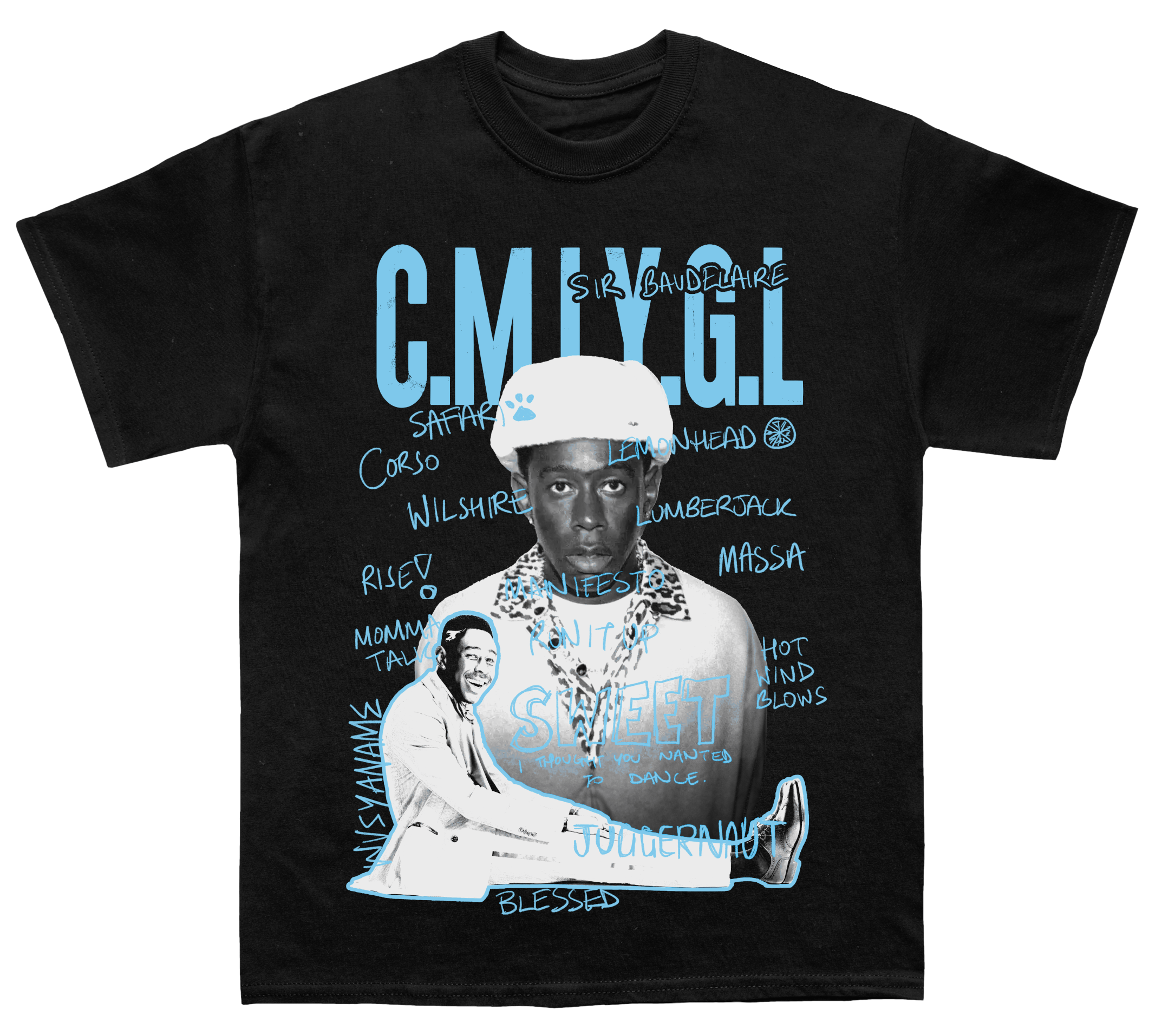 Tyler Call Me if You Get Lost Sketchbook T-shirt Tyler Call Me if You Get Lost Sketchbook T-shirt