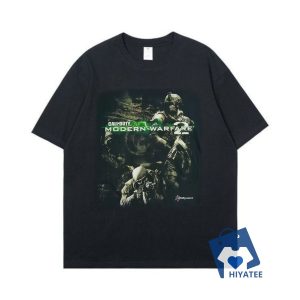 2009 Call of Duty Modern Warfare 2 Vintage Promo T-Shirt – Y2K Gamer Tee for Collectors