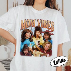 90’S Mom Vibes Shirt, Funny Mom Shirts, Cool Moms Club T Shirt, Funny Mom Life Tee, Mother’s Day Gift, Cool Mom Gifts Top Womenswear