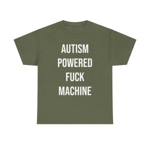 Autism Powered Tee – Funny Cotton Streetwear Tshirt