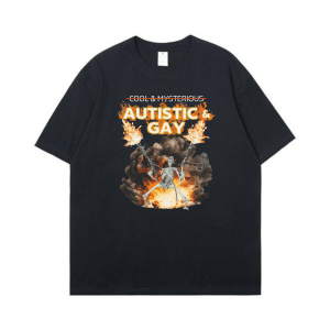 Autistic and Gay Skeleton Explosion Shirt, Unhinged Shirt, Cursed TShirt, Unhinge Shirt, Skeleton Autism Meme Shirt, Hard Inappropriate Tee autism shirt 8382547198150