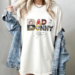 Bad Bunny T-Shirt Latin Funny Music Merch Graphic Tee, Gift For Fan 8