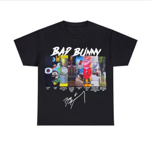 Bad Bunny T-Shirt Latin Music Merch Graphic Tee