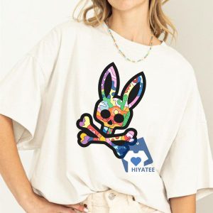 Bone Graphic T-Shirt – Hip-Hop Rabbit Design Streetwear Tee