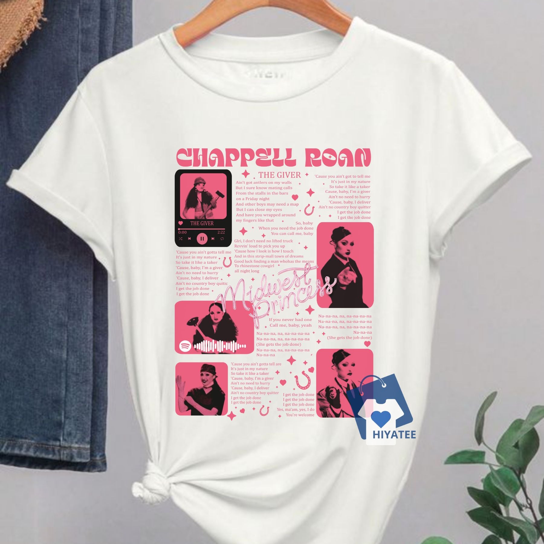 Chappell Roan The Giver Lyrics Shirt – Midwest Princess Tour Tee for Fans Chappell Roan The Giver Lyrics Shirt – Midwest Princess Tour Tee for Fans