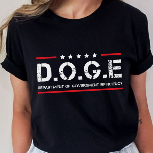 DOGE D.O.G.E. Department Of Government Efficiency T-Shirt – Elon-Inspired Meme Tee