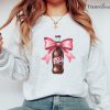 Dr Pepper Pink Bow Sweatshirt – Cute Aesthetic Soda Lover Shirt, Girly Dr Pepper Tee, Perfect Gift for Soda Fans