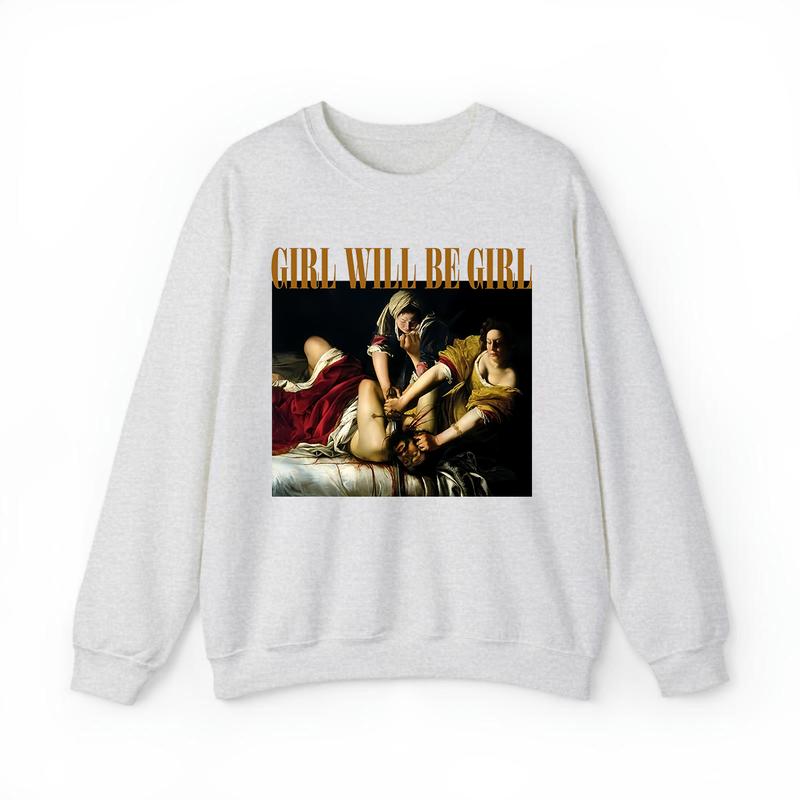 Empowered Women’s Oversized Graphic Sweatshirt – 'Girls Will Be Girls' Bold Statement Pullover for Confident Women Empowered Women’s Oversized Graphic Sweatshirt – 'Girls Will Be Girls' Bold Statement Pullover for Confident Women