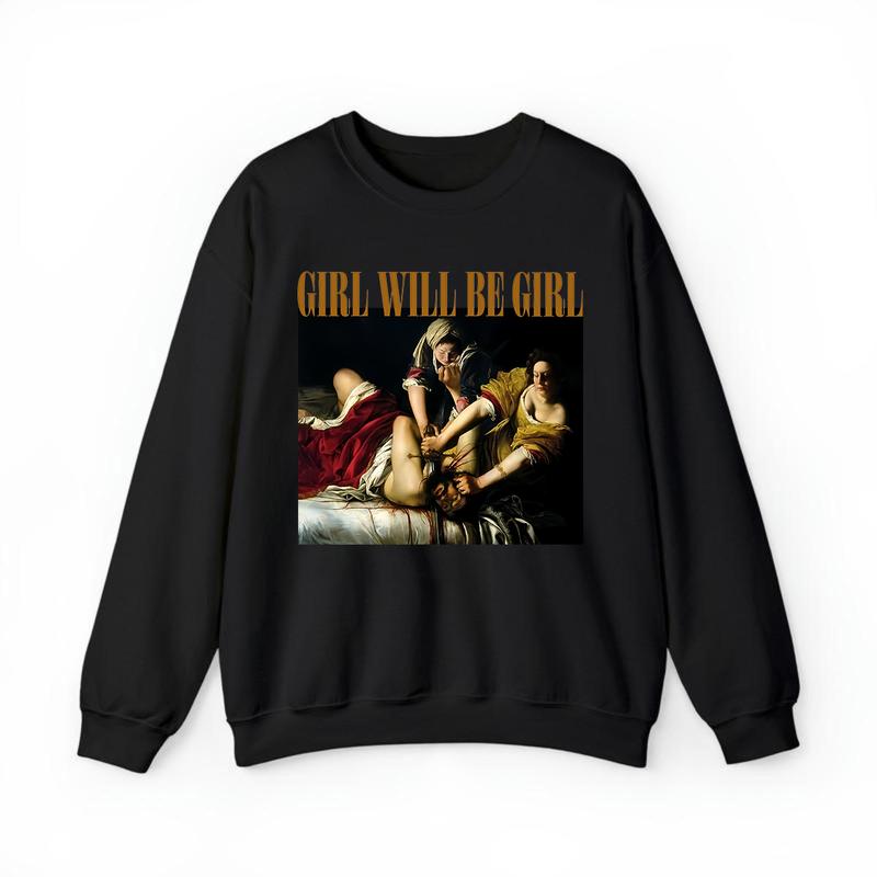 Empowered Women’s Oversized Graphic Sweatshirt – 'Girls Will Be Girls' Bold Statement Pullover for Confident Women Empowered Women’s Oversized Graphic Sweatshirt – 'Girls Will Be Girls' Bold Statement Pullover for Confident Women