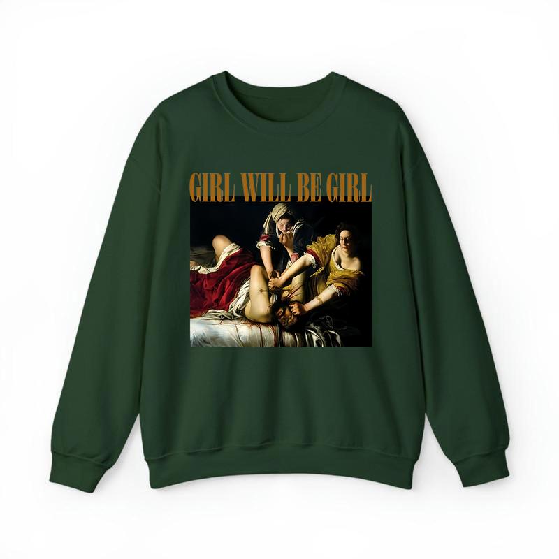 Empowered Women’s Oversized Graphic Sweatshirt – 'Girls Will Be Girls' Bold Statement Pullover for Confident Women Empowered Women’s Oversized Graphic Sweatshirt – 'Girls Will Be Girls' Bold Statement Pullover for Confident Women