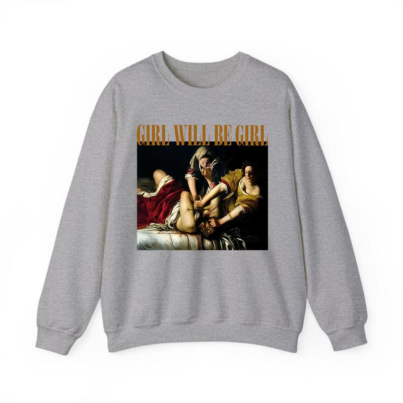 Empowered Women’s Oversized Graphic Sweatshirt – 'Girls Will Be Girls' Bold Statement Pullover for Confident Women Empowered Women’s Oversized Graphic Sweatshirt – 'Girls Will Be Girls' Bold Statement Pullover for Confident Women