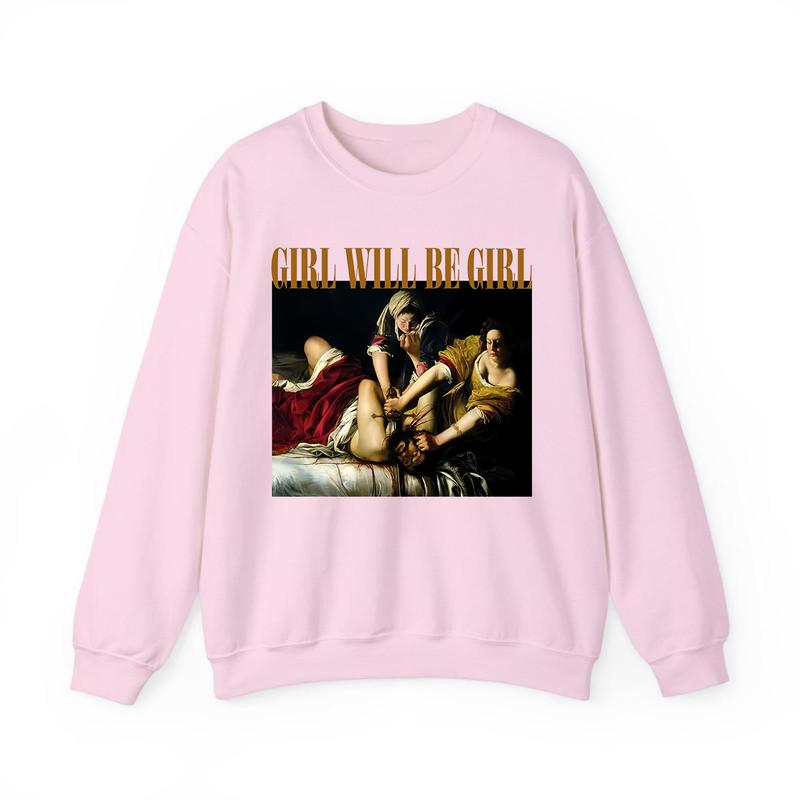 Empowered Women’s Oversized Graphic Sweatshirt – 'Girls Will Be Girls' Bold Statement Pullover for Confident Women Empowered Women’s Oversized Graphic Sweatshirt – 'Girls Will Be Girls' Bold Statement Pullover for Confident Women