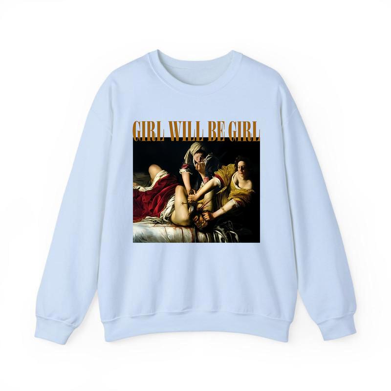 Empowered Women’s Oversized Graphic Sweatshirt – 'Girls Will Be Girls' Bold Statement Pullover for Confident Women Empowered Women’s Oversized Graphic Sweatshirt – 'Girls Will Be Girls' Bold Statement Pullover for Confident Women