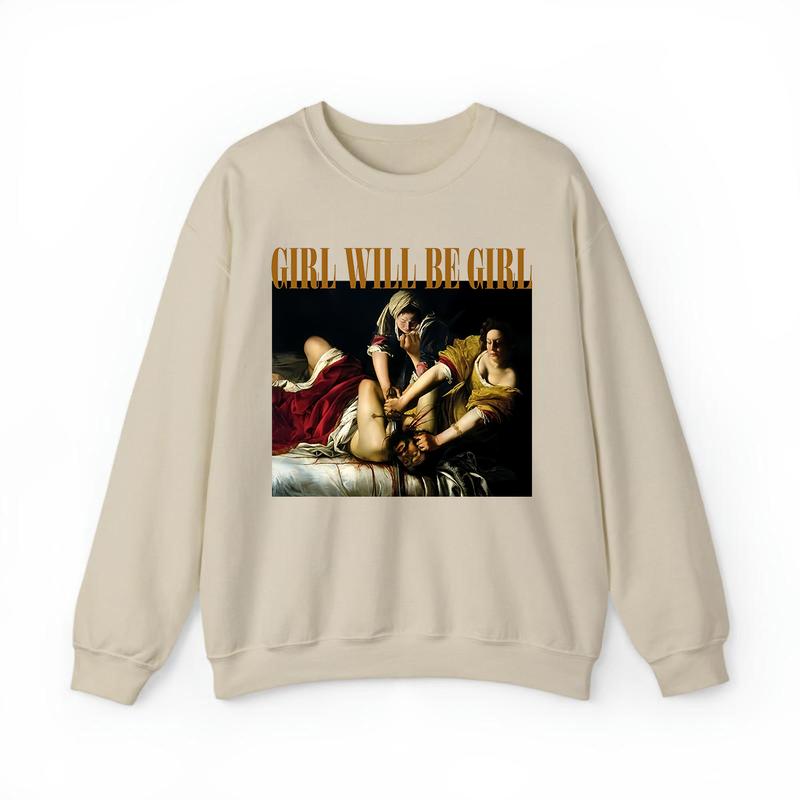 Empowered Women’s Oversized Graphic Sweatshirt – 'Girls Will Be Girls' Bold Statement Pullover for Confident Women Empowered Women’s Oversized Graphic Sweatshirt – 'Girls Will Be Girls' Bold Statement Pullover for Confident Women