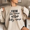 From Fur Mama To Baby Mama SweatShirt, Women’s Cute Pregnancy shirt, Pregnant Mom Gift, New Mom Gift, Mother’s Day Gift, Maternity