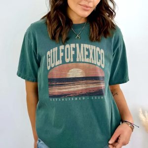 Gulf of Mexico 1550 Unisex TShirt, Gulf Coast Tops for Mexicans, Gildan Unisex, Premium Quality Cotton