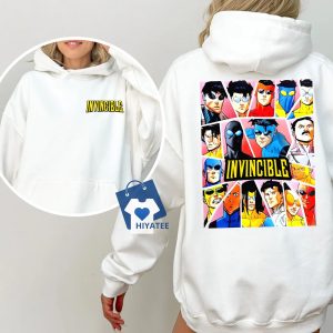 Invincible Hoodie – SS3 Dark Two-Sided Superhero Streetwear