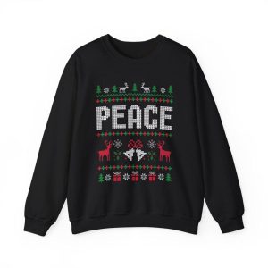 Matching Couples Ugly Christmas Sweatshirts Funny Couple Ugly Christmas Sweatshirts, I Come in Peace Sweatshirts