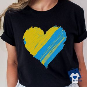 My Heart With Ukraine Tee Shirt – Show Your Support in Style!