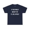 Parlay Tee – If this Parlay Doesn’t Hit I’ll End Myself – Funny Cotton Streetwear Tshirt – Casual Summer Shortsleeve Crewneck