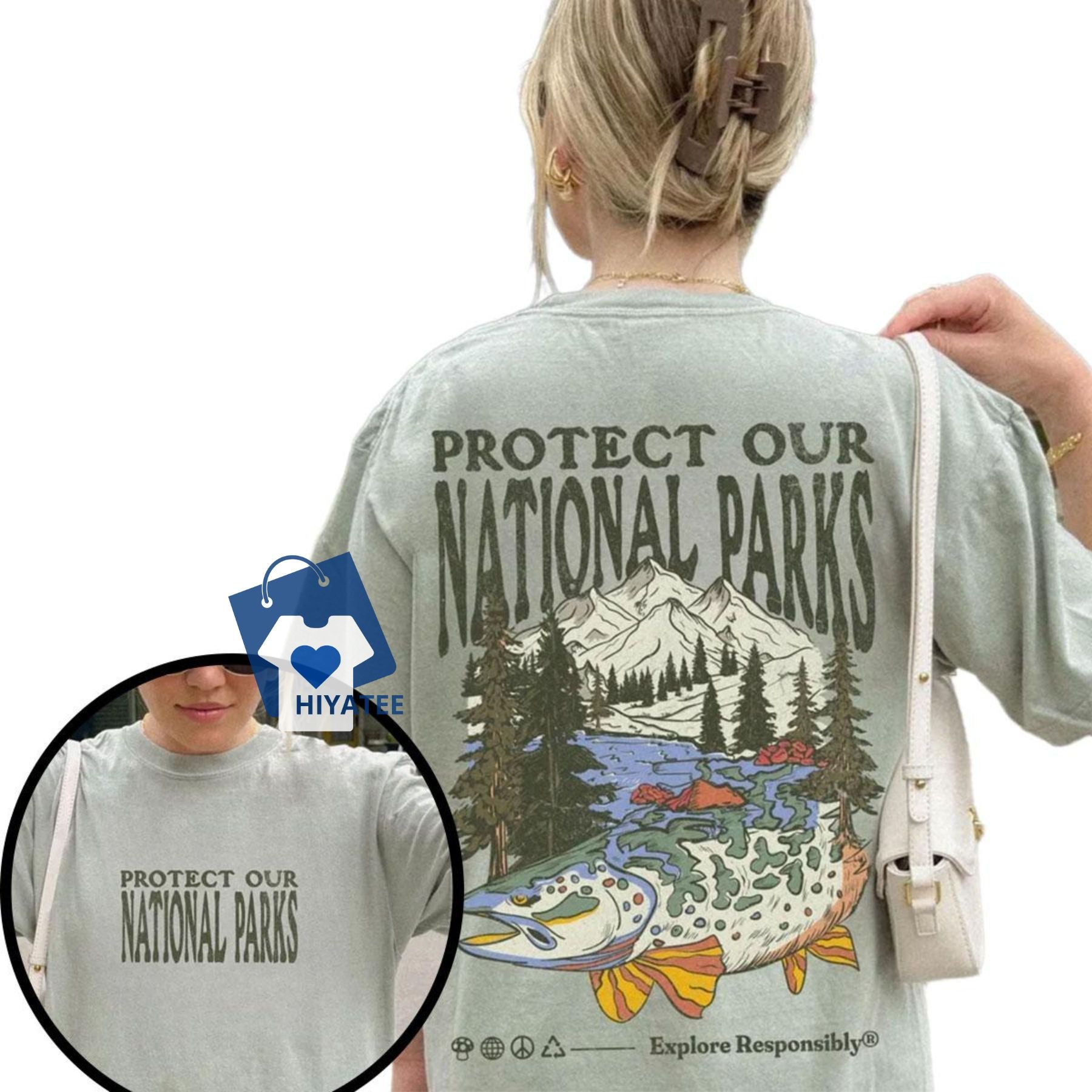 Protect National Parks & Respect Local Wildlife T-Shirt – Eco-Friendly Hiking Tee Protect National Parks & Respect Local Wildlife T-Shirt – Eco-Friendly Hiking Tee