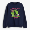 Rolling Up Some Christmas Spirit Sweatshirt, Vintage Trendy Xmas  Sweater Cotton Womenswear Elegant Light