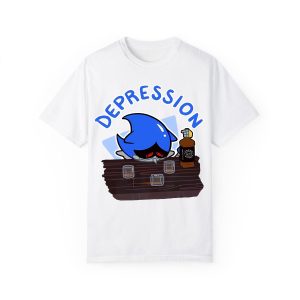 Sonic the Hedgehog Depression Meme T-Shirt – Retro & Relatable!
