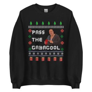 Ugly Sopranos Christmas Sweatshirt, Pass The Gabagool, Christmas Sweater, Funny Christmas Sweatshirt
