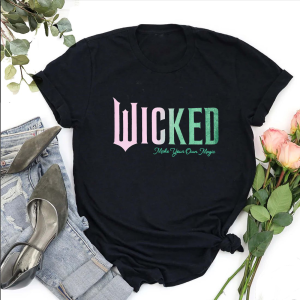 Wicked Toddler Girls Glitter Graphic Tee