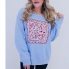 You Are So Loved Christian Valentines Day Graphic Sweater Casual Fleece Fabric Crewneck Pullover Sweatshirt Trendy Tops Collection for Women for Men