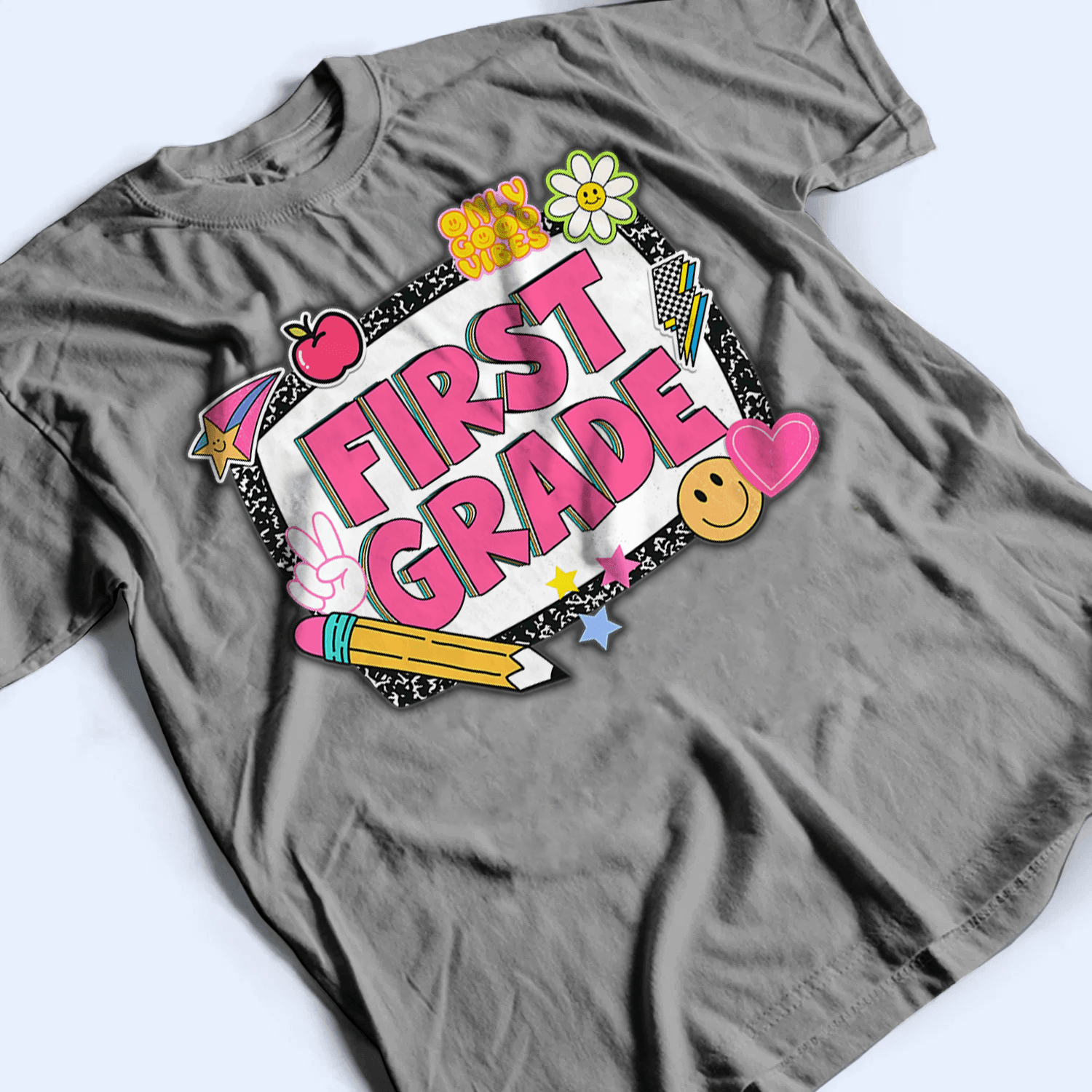 Back To School Sticker Shirt Design Back To School Sticker Shirt Design
