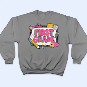 Back To School Sticker Shirt Design 3 Back To School Sticker Shirt Design 4