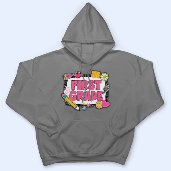 Back To School Sticker Shirt Design