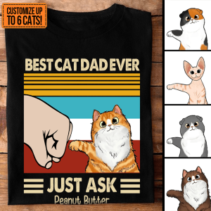 Best Cat Dad Ever Fist bump Best Cat Dad Ever Fist bump