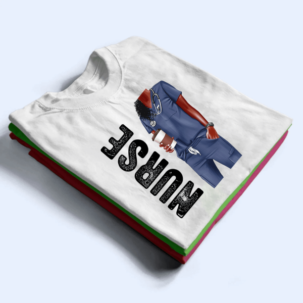 Black Nurse – Personalized Custom T Shirt