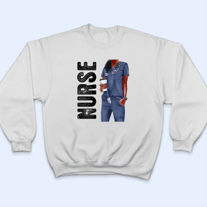 Black Nurse Personalized Custom T Shirt 4