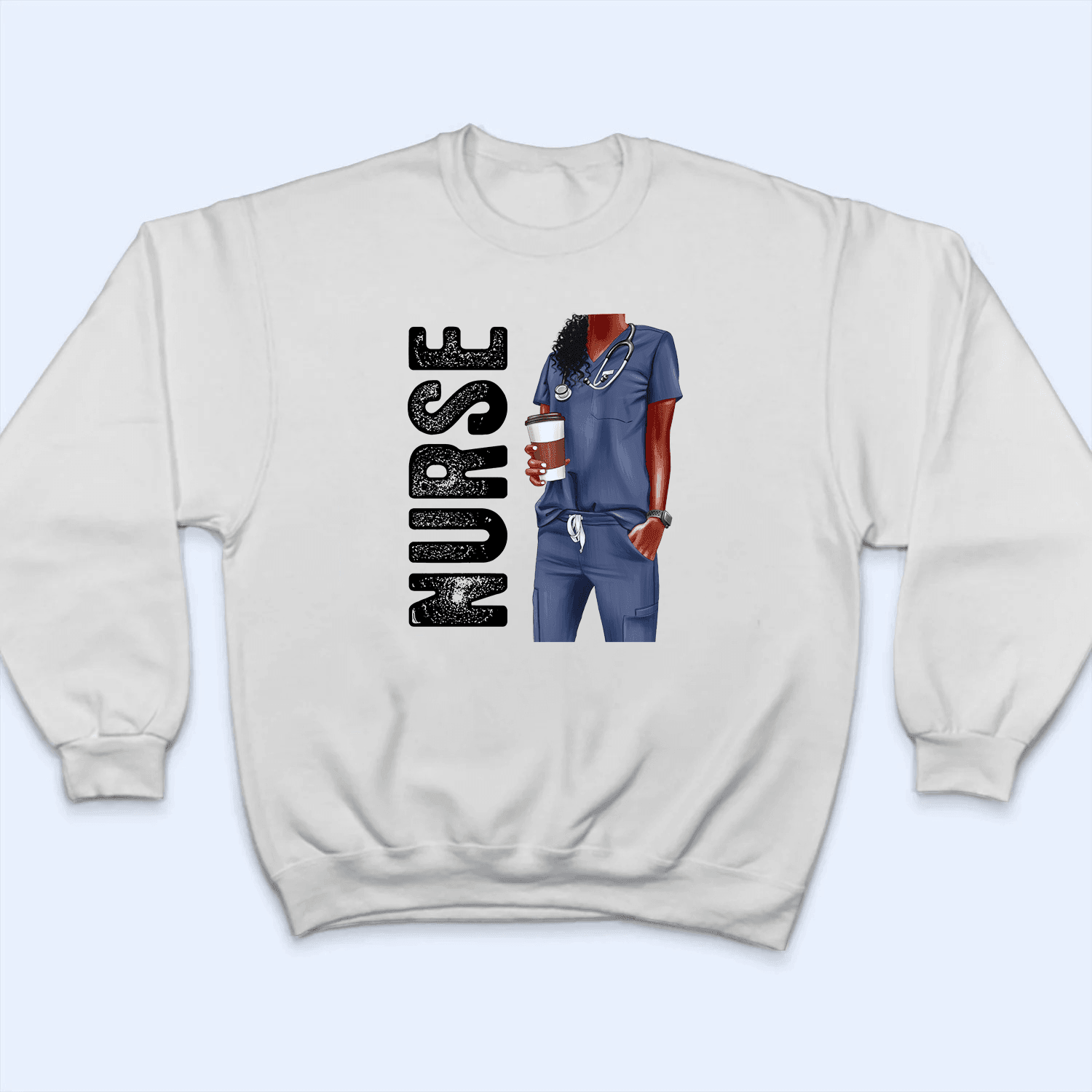 Black Nurse - Personalized Custom T Shirt Black Nurse - Personalized Custom T Shirt