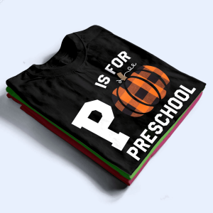 Capital Letter For Teacher Pumpkin