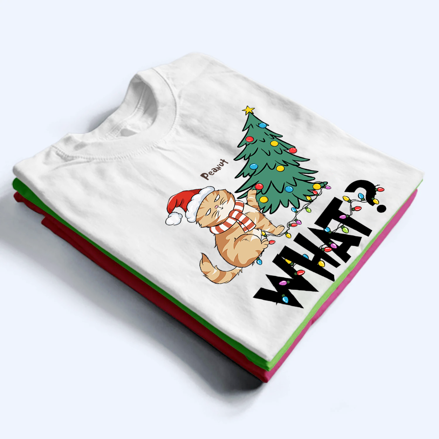 Cat What Christmas Tree Cat What Christmas Tree