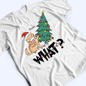 Cat What Christmas Tree 4