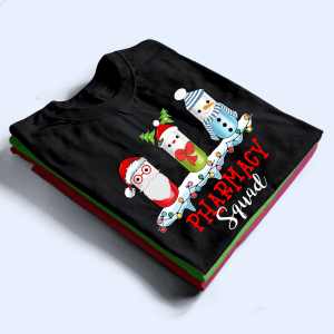 Christmas Pills Squad – Personalized Custom T Shirt