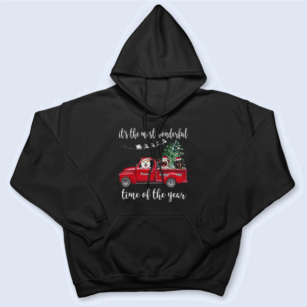 Custom Dog Tshirt – Most Wonderful Time Of The Year