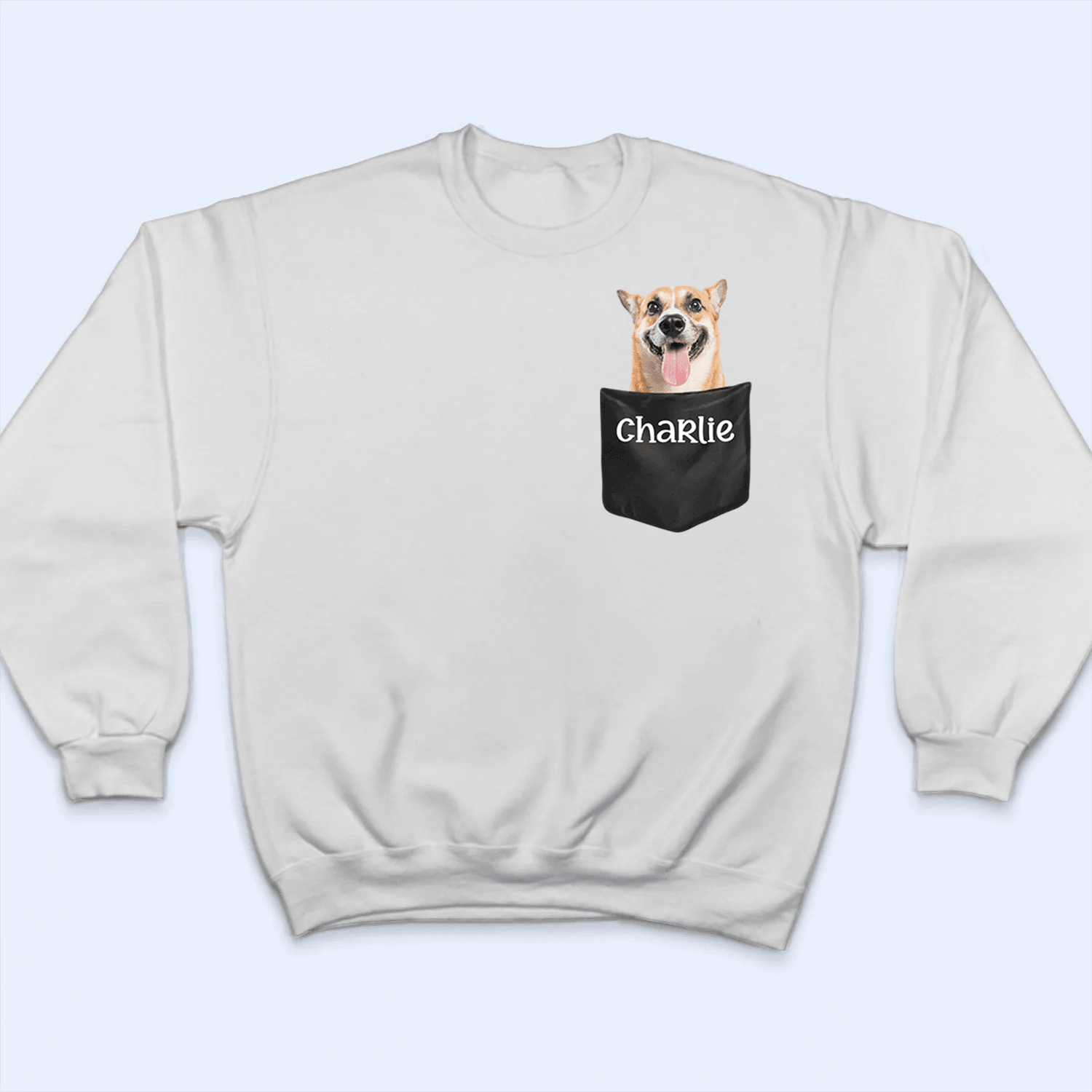 Custom Pet in Pocket Tshirt Custom Pet in Pocket Tshirt