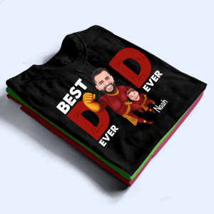 Custom Photo Best Dad Ever Super Hero