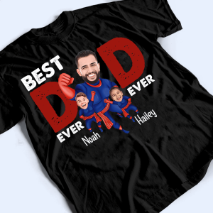 Custom Photo Best Dad Ever Super Hero 2 Custom Photo Best Dad Ever Super Hero 3