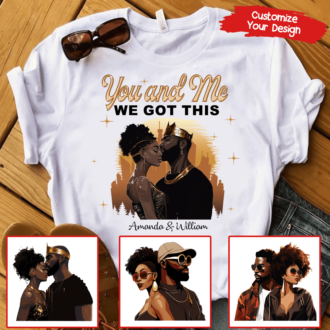 Custom Photo Black African Couple Personalized Gift For Valentine Custom Photo Black African Couple Personalized Gift For Valentine